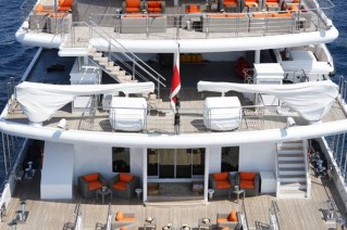 MOONLIGHT II -  Aft View of Decks
